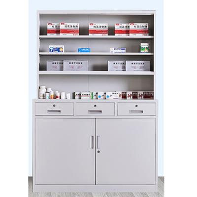 China 0.5mm Three Drawer Medicine Display Cabinet Odourless ODM for sale