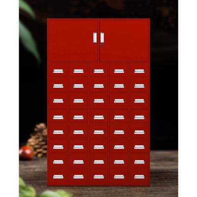 China 40 Drawers Steel Medicine Display Cabinets Chinese medicine cabinet storage multi-drawer herbal  cabinet for sale