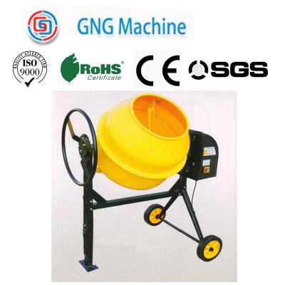 China Betonmischer-Maschinen-Festlegungs-Struktur 140L Mini Cement Mixer Two Wheels zu verkaufen