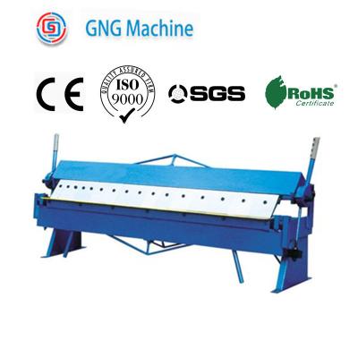 China 1220mm Hand Shear Cutting Machine Brake Electric Metal Folding Machine for sale