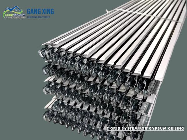 Quality T grid system for PVC gypsum ceiling/False Ceiling T Grid Suspension System for sale