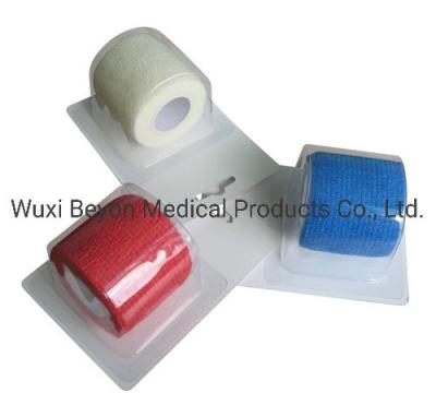 Chine Bottes Bandage auto-adhésif Blister Pack Bandage cohésif élastique souple à vendre