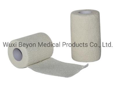 China Bandagem de algodão branco de coesão de látex de marrom de fita de coesão médica à venda
