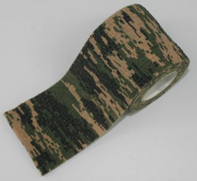 China Printed Oem Camo Co Flex Self Adhesive Bandage Wrap Outdoor Elastic Bandage for sale