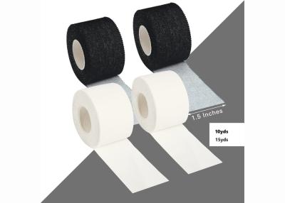 China White & Black Cotton Sports Tape Color Trainers Cotton Adhesive Athletic Tape for sale