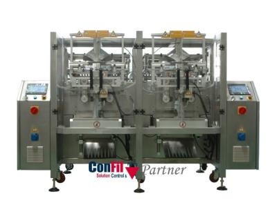 Chine machine à emballer jumelle de machines de conditionnement de la verticale VFFS de 520mm à vendre
