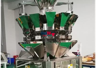 China Multihead Weigher Packing Machine for Weighing and Filling Marijuana Buds into Tin Bottle or Container for sale