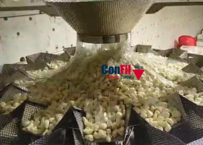 China Pesador de Multihead da máquina de peso de Multihead para o alho de aço inoxidável à venda