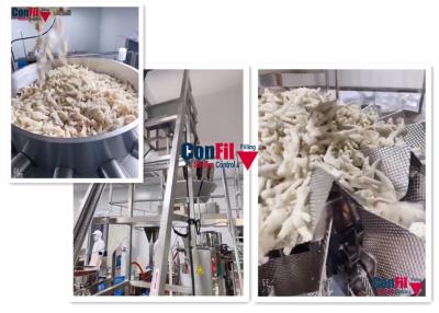 China Dreh-1000 Gramm-Hühnervakuumverpackungsmaschine für Geflügel-Verpackungsfließband zu verkaufen