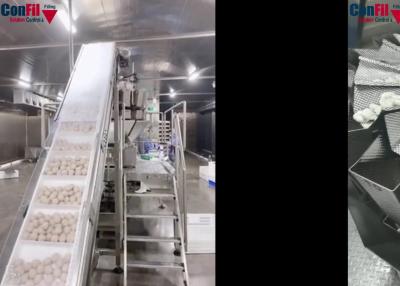 중국 멀티헤드 가중기와 2000 그램 고기 완자 냉동 식품 패키징 머신 판매용