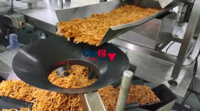 China 200 Gramm-klebriges Snack-Food-Verpackmaschine mit Multihead-Wäger-Füllung zu verkaufen