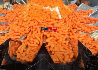 China Multihead Weigher Packing Machine for Baby Carrot VFFS Bag Maker Packing System for sale
