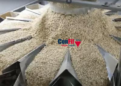 China Dust Free Multihead Weigher Machine For Oatmeal Cereals for sale