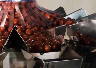 Κίνα Weigher Multihead ζυγίζοντας μηχανών Multihead για τη μηχανή πλήρωσης παγωμένων τροφίμων σμέουρων και κερασιών IQF προς πώληση