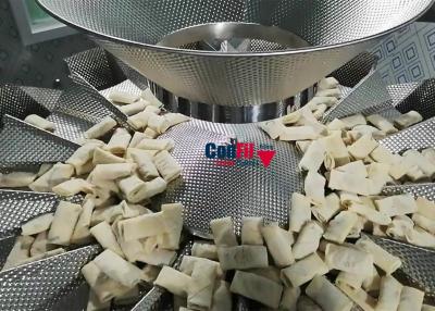 China Pesador de Multihead de la balanza de Multihead para el rollo de primavera de la comida congelada que cuenta la máquina de rellenar en venta