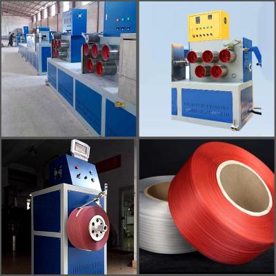 China 200kg/H PP Strap Band Extrusion Line 3.6*1.2*4M PP Packing Belt Machine for sale