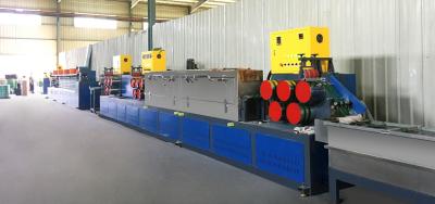 China Output 3 Straps PET Strapping Band Production Line Chinese English PLC Control System à venda
