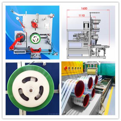 China Durable Strapping Band Winding Machine with automatic paper tube change for sale