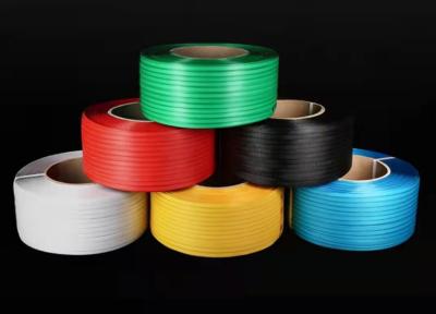 China Machine Grade 5mm 6mm Plastic Packing Belt 40kg Packaging Strapping Tape for sale