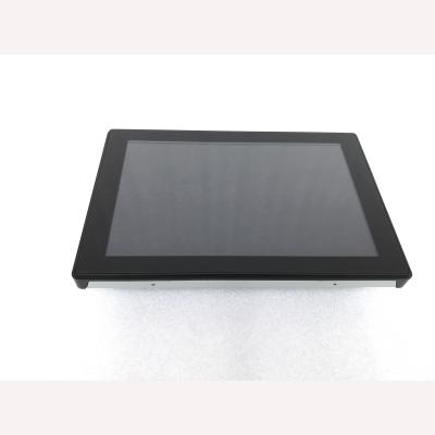 China Metal integrado Industrial 10,1 polegadas LCD capacitivo touchscreen Ecrã de exibição de monitor com DC 12V suporte HDM1 entrada VGA à venda