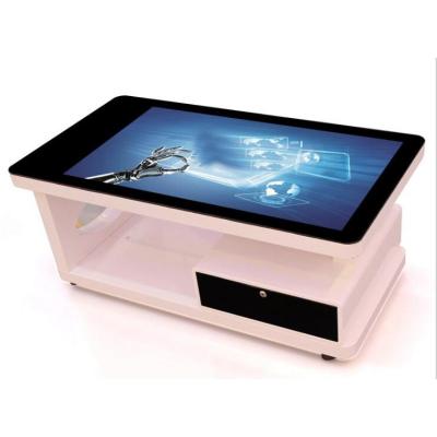China Stand 43'' LED LCD Interactive Touch Table With Embedded Mini PC Win10 Android OS for sale