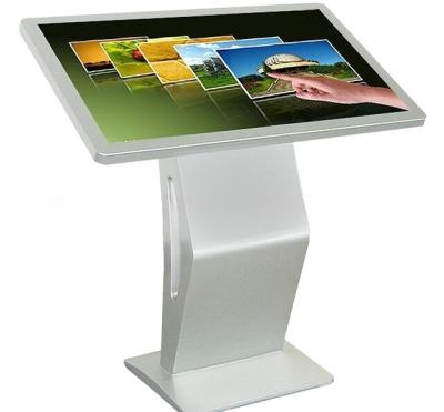 China touchscreen PC kiosk, cheap touch screen all in one PC, 24 inch LCD TV advertising display for sale