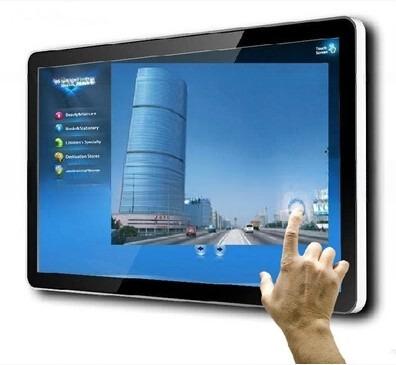 China 24 inch digital interactive ads totem touch screen player android kiosk for sale
