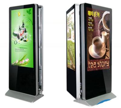 China Alone Standing 55'' Double Sided LCD LED Signage 4K Resolution for sale