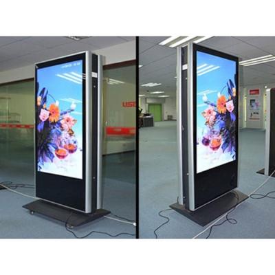 China floor stand 49 inch double sided LCD display digital signage advertising kiosk for sale