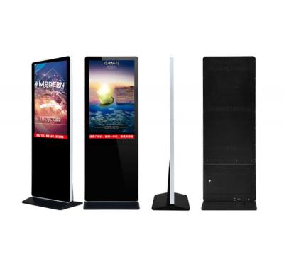 China 55 inch LCD standing poster kiosk wifi network totem video loop player display for sale