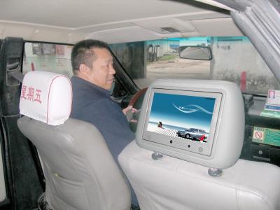 China 7 pulgadas dentro del taxi pantalla LCD publicidad WiFi 4G Almacenamiento 16GB en venta