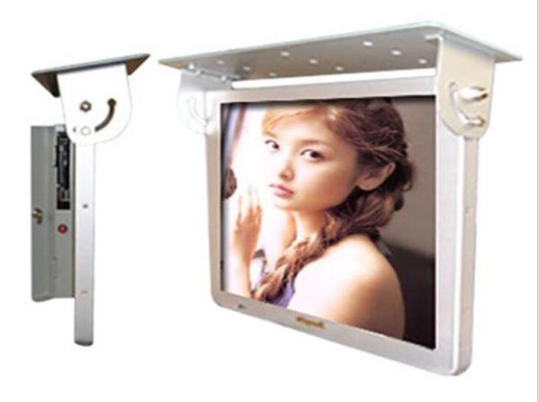 Quality Metal 17 Inch Auto Car Bus Monitor LCD 4G Android TV For Advertising Video for sale