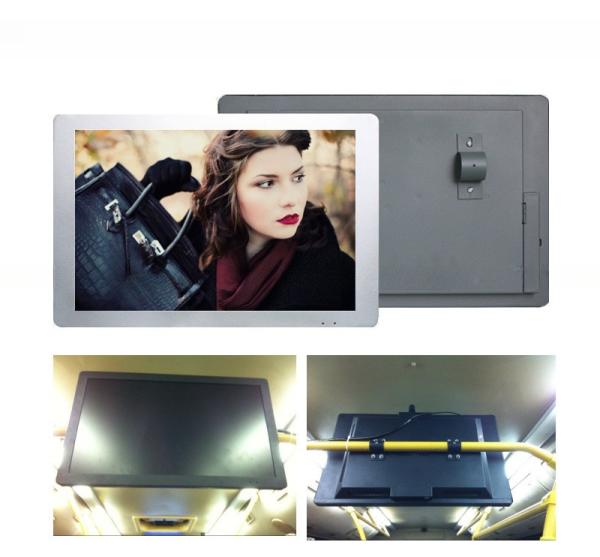 Quality 24 Inch LCD Bus Monitor With VGA HDMI AV Input Ports And Mounting Bracket for sale