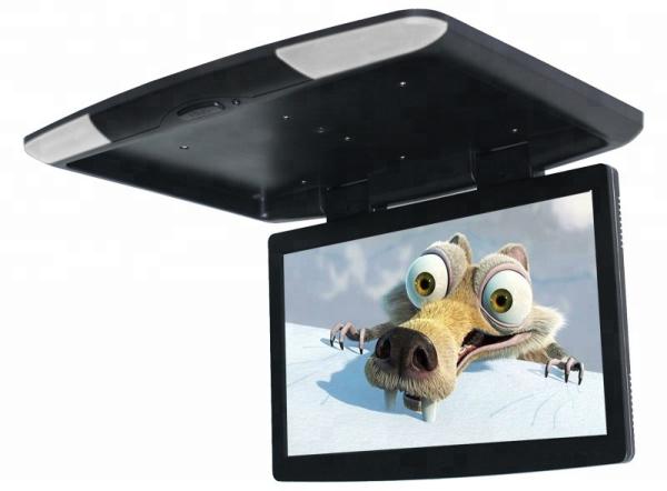 Quality Roof Mounted 18.5'' 19'' Flip Down Coach LCD Multimedia Monitor With SD USB for sale