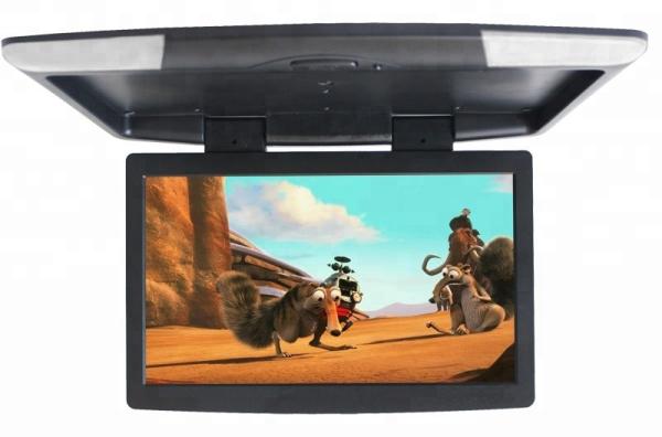 Quality Roof Mounted 18.5'' 19'' Flip Down Coach LCD Multimedia Monitor With SD USB for sale