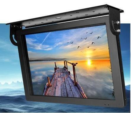 Quality Metal Housing 18.5 Inch Coach Metro Bus Monitor LCD Media Display With Wide for sale