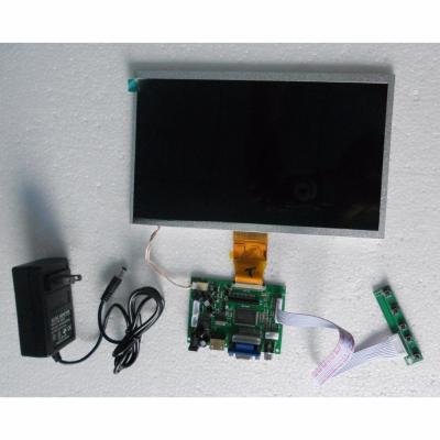 China DIY frameless 10 inch LCD monitor display with VGA support HD AV input ports for PC car POS without frame for sale