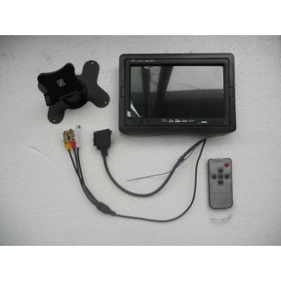 Chine Moniteur de vidéosurveillance LCD TFT couleur de 7 pouces avec ports d'entrée VGA BNC AV pour le DVR de PC de voiture à vendre