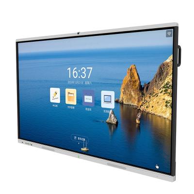 China IR Multi Touch Interactive Whiteboard Panel 86 Inch With Microphone Webcam for sale