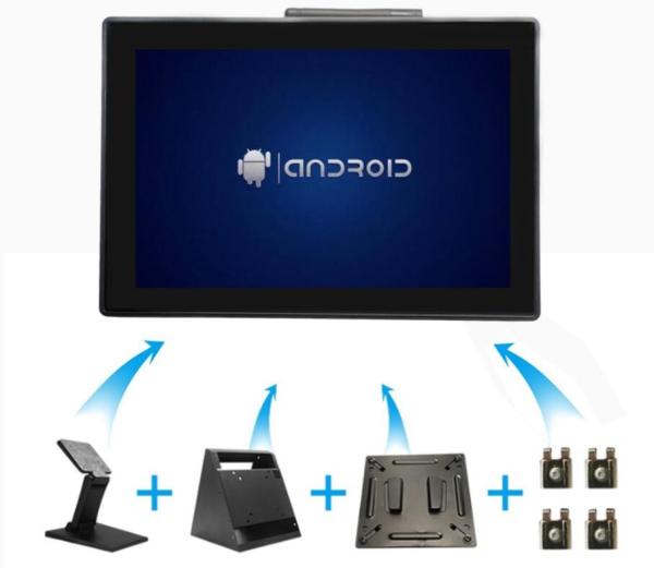 Quality Vesa Mount All In One Touchscreen PC Wall Computer With CPU J6412 Fanless For for sale