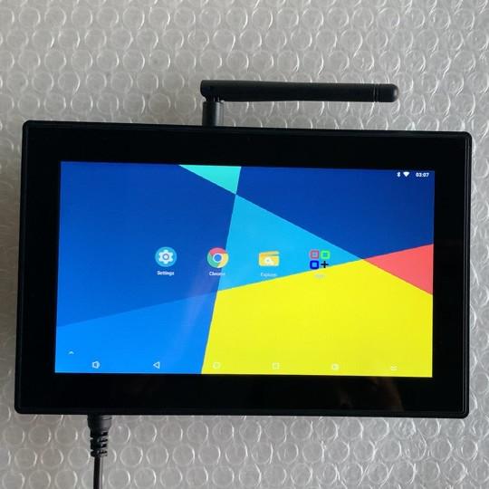 Quality IP65/IP66 7 Inch Embedded Android Wall Touch Panel PC With 2RS232 6USB for sale