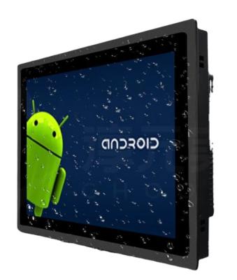 China Pantalla táctil industrial de Android de 21,5 pulgadas impermeable para PC de panel de Linux para terminal inteligente en venta