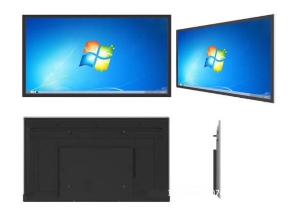 Quality IP65 Metal Casing 43 Inch Big Touch Screen Computer Support Windows11 Linux for sale