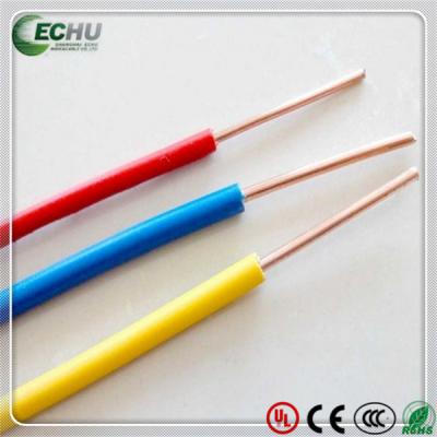 China Single Core Non-sheathed Wire with Solid conductor for internal wiring 300/500V  BV for sale