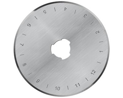 China 0.3mm ISO 45mm Rotary Cutter Blades 55 HRC Tungsten Carbide Glass Cutter for sale