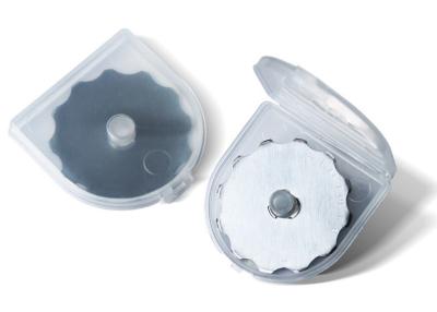 Chine SKS7 lame de coupure rotatoire dentée de rouleau du disque 60mm 10mm 0.3mm pour couper le tissu à vendre