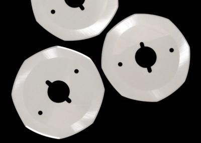 China Lâmina circular cerâmica octogonal 68 HRC 0.01mm para a máquina de corte à venda
