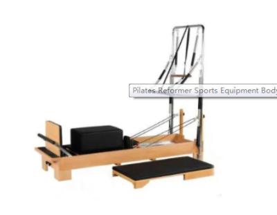 China Ladende Übungs-Ausrüstung 200kg Pilates tiefe untersetzte Pilates-Reformer-Maschine zu verkaufen