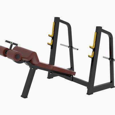 China Commercial horizontal and inclined bench press gym dedicated weightlifting bed and barbell comprehensive training device for sale