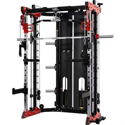 Chine Home Gym Fitness Exercise Equipment Rack Integrated Trainer Functional Smith Squat Rack à vendre